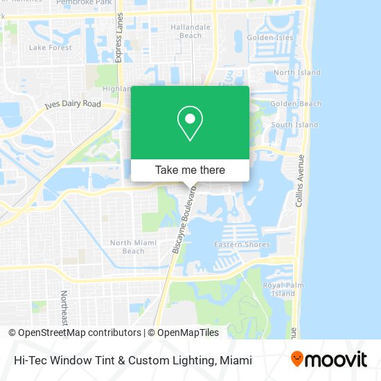 Mapa de Hi-Tec Window Tint & Custom Lighting