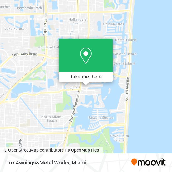 Mapa de Lux Awnings&Metal Works