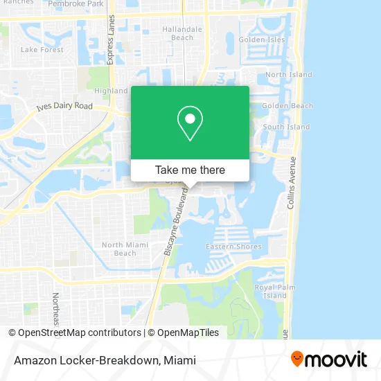 Mapa de Amazon Locker-Breakdown