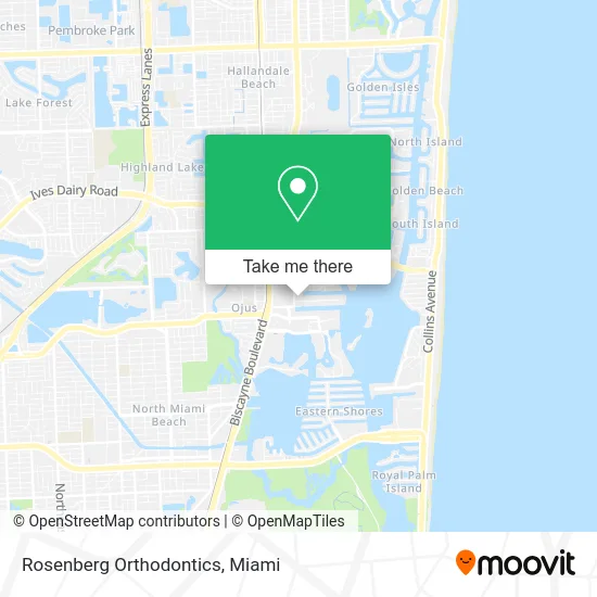 Rosenberg Orthodontics map