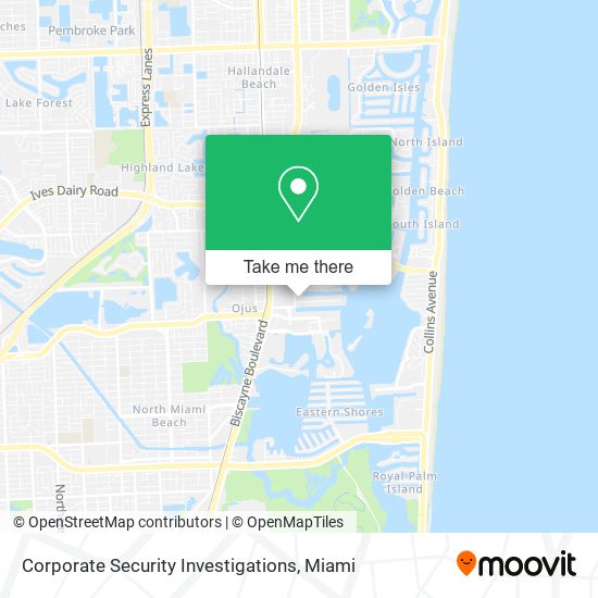 Mapa de Corporate Security Investigations