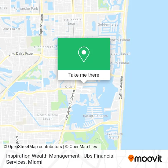 Inspiration Wealth Management - Ubs Financial Services map