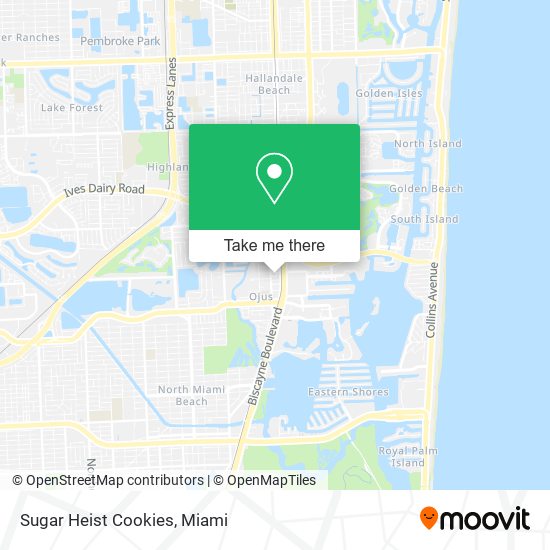 Mapa de Sugar Heist Cookies