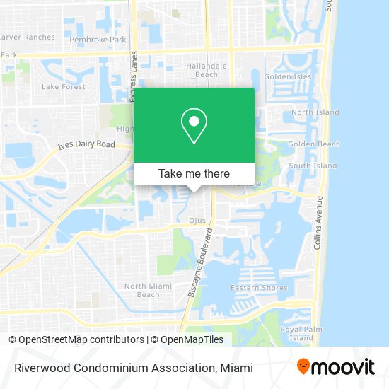 Riverwood Condominium Association map