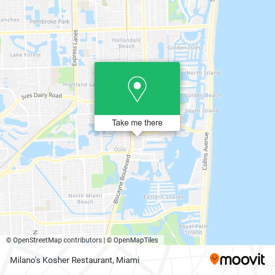 Milano's Kosher Restaurant map