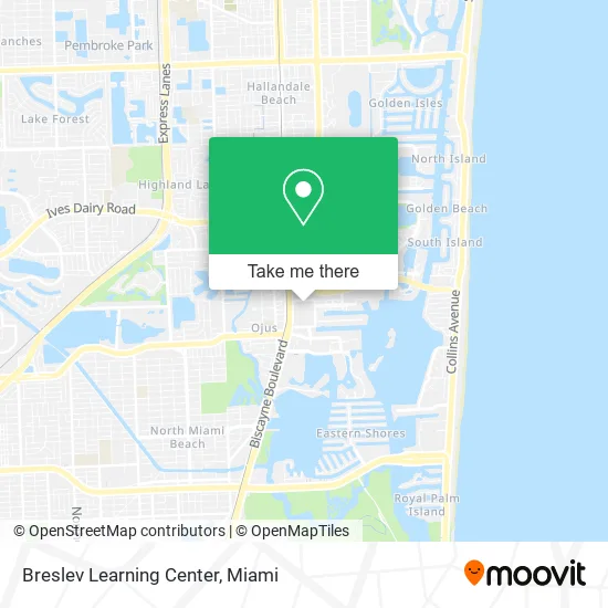Breslev Learning Center map