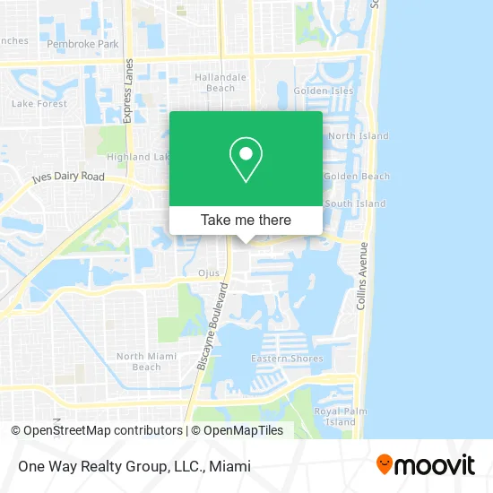 One Way Realty Group, LLC. map