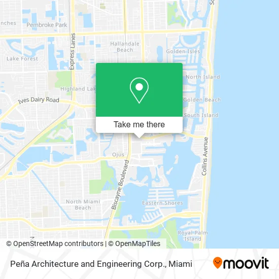 Peña Architecture and Engineering Corp. map