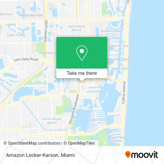 Amazon Locker-Karson map