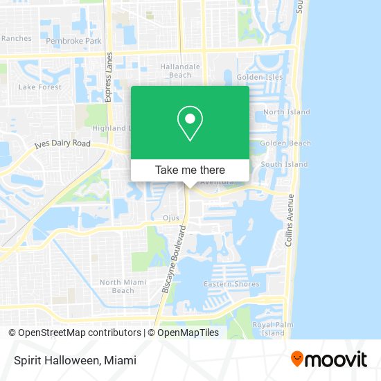 Spirit Halloween map