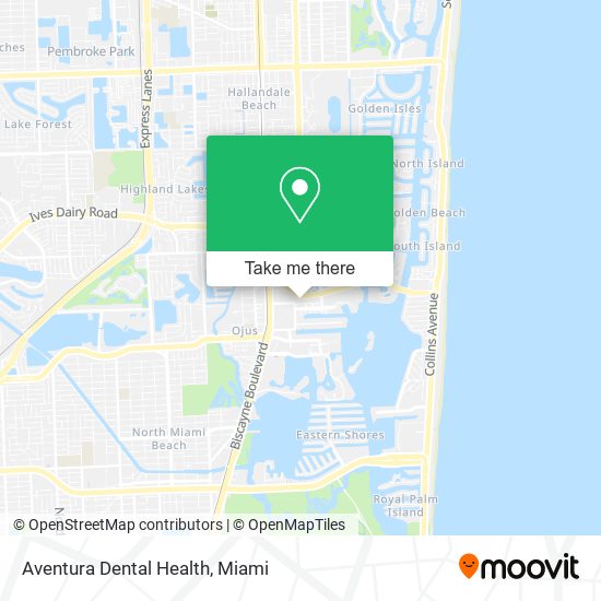 Aventura Dental Health map