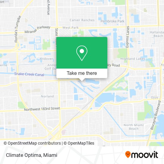 Mapa de Climate Optima