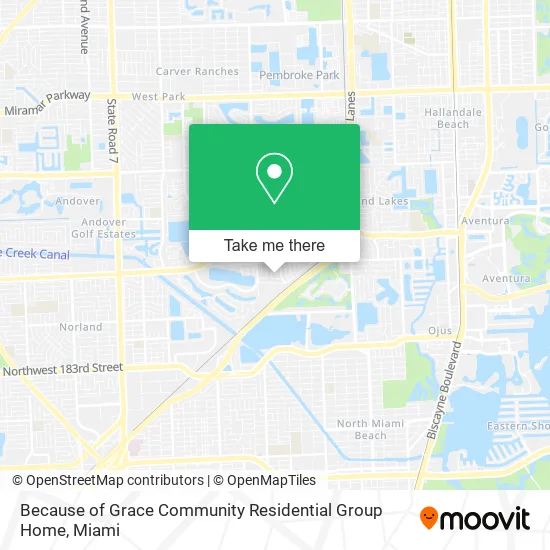 Mapa de Because of Grace Community Residential Group Home