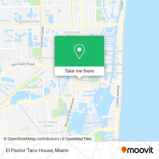 El Pastor Taco House map