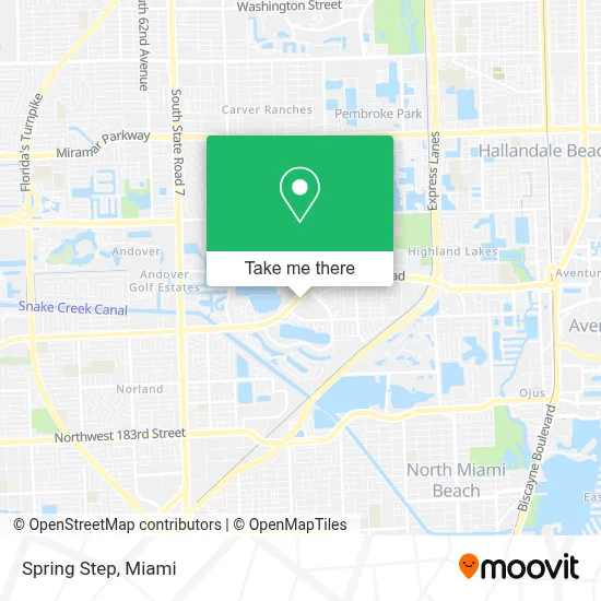 Spring Step map
