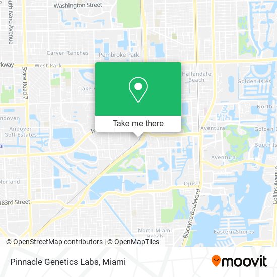 Pinnacle Genetics Labs map