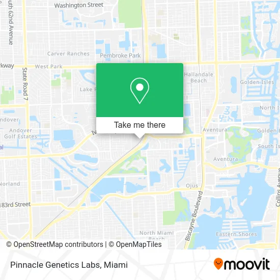Pinnacle Genetics Labs map