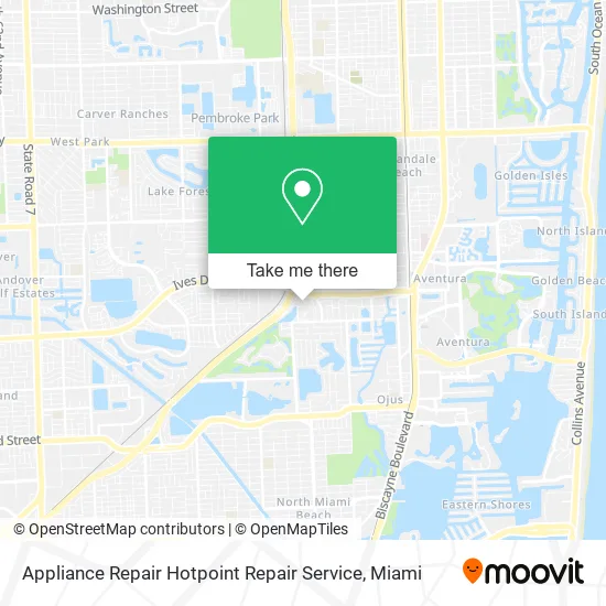 Appliance Repair Hotpoint Repair Service map