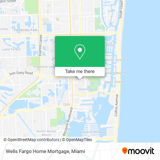 Mapa de Wells Fargo Home Mortgage