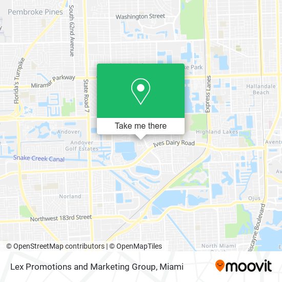 Lex Promotions and Marketing Group map