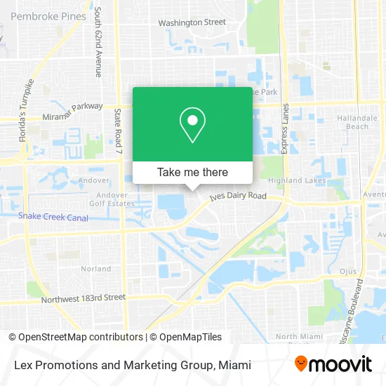 Mapa de Lex Promotions and Marketing Group