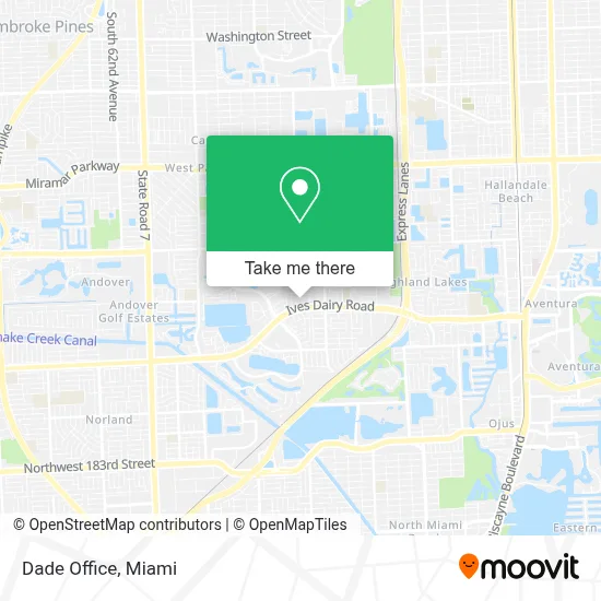 Dade Office map