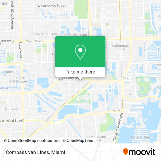 Compass van Lines map