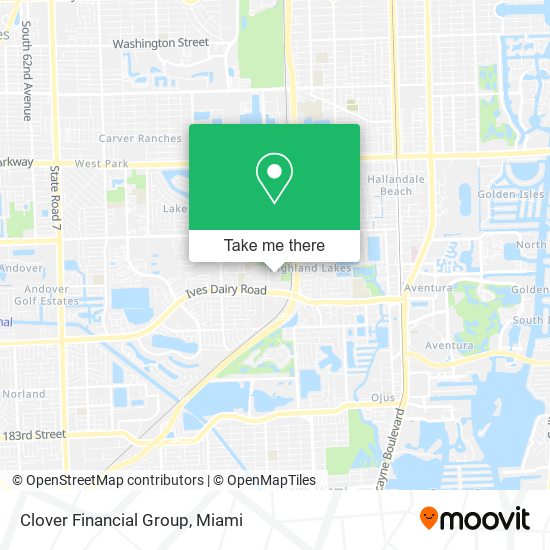 Mapa de Clover Financial Group
