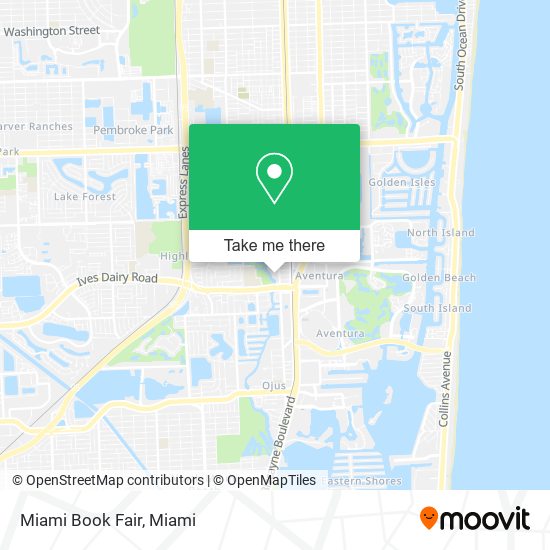 Miami Book Fair map