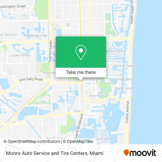 Monro Auto Service and Tire Centers map