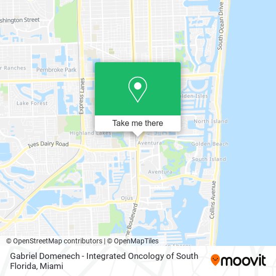 Gabriel Domenech - Integrated Oncology of South Florida map
