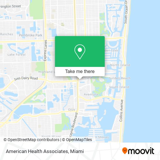 American Health Associates map