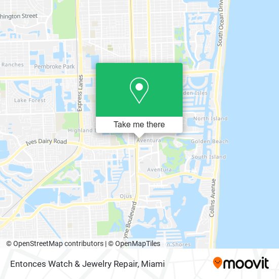 Entonces Watch & Jewelry Repair map