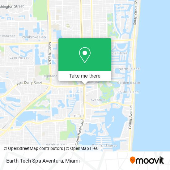 Mapa de Earth Tech Spa Aventura