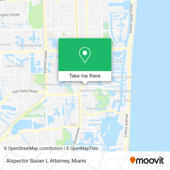 Alspector Susan L Attorney map