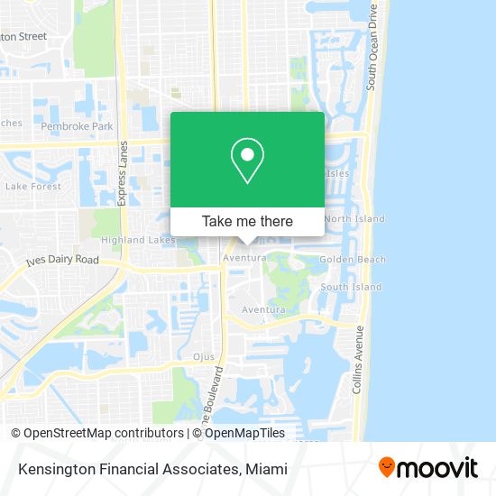 Kensington Financial Associates map