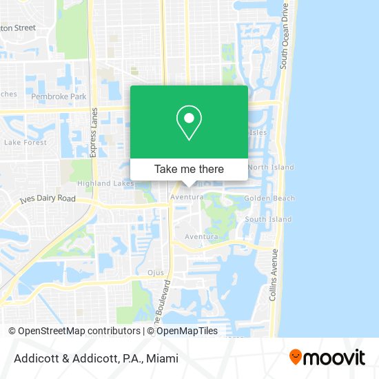 Mapa de Addicott & Addicott, P.A.