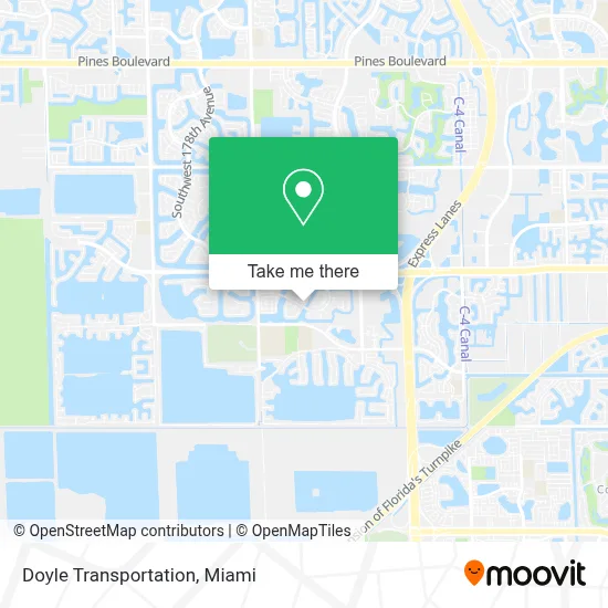 Doyle Transportation map