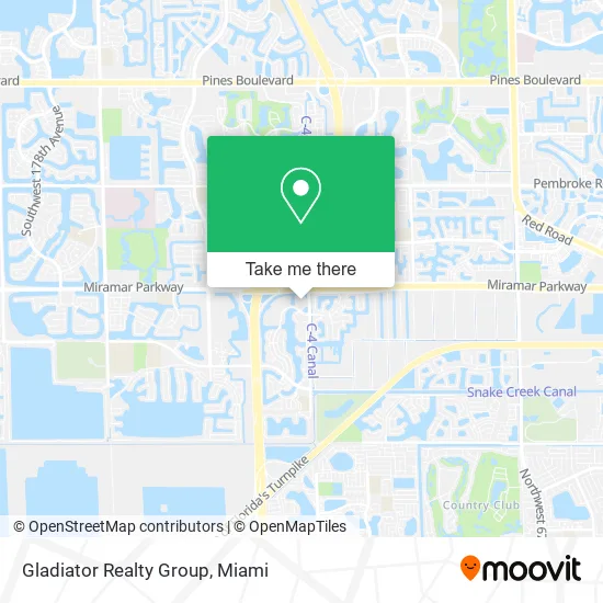 Gladiator Realty Group map