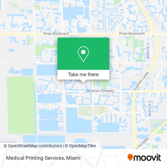 Mapa de Medical Printing Services