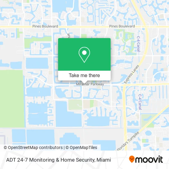 ADT 24-7 Monitoring & Home Security map