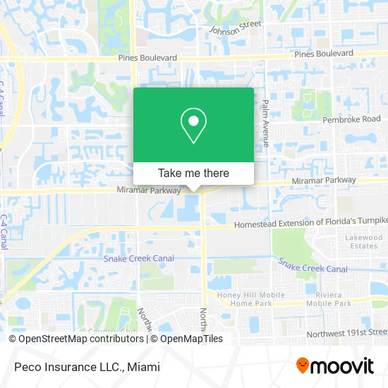 Peco Insurance LLC. map