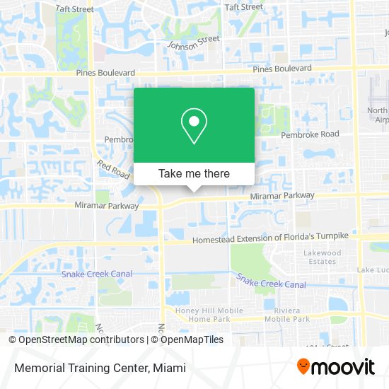 Mapa de Memorial Training Center