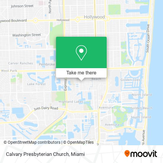 Calvary Presbyterian Church map