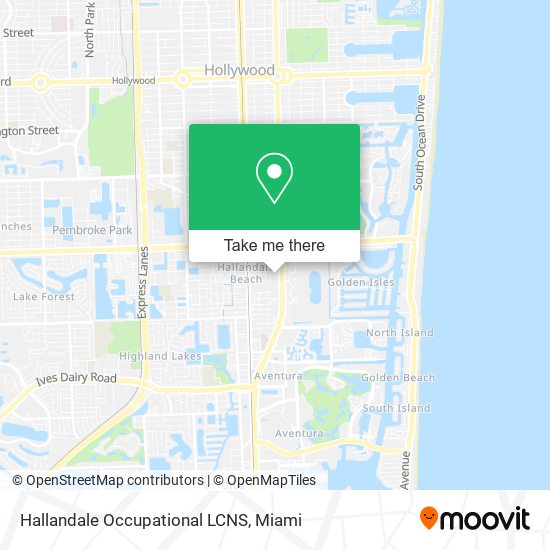 Hallandale Occupational LCNS map