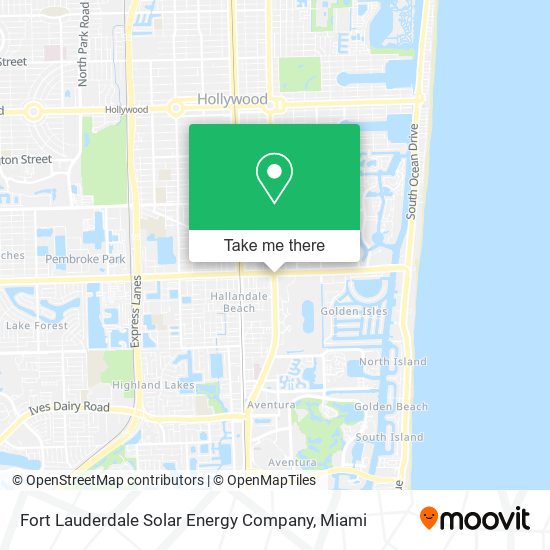 Fort Lauderdale Solar Energy Company map