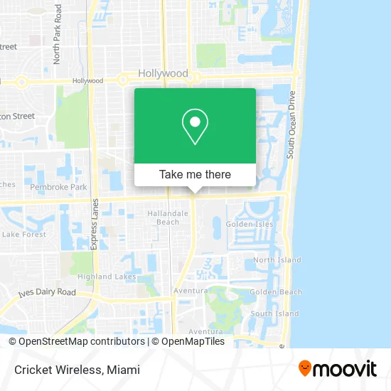 Cricket Wireless map