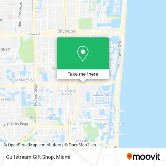 Gulfstream Gift Shop map