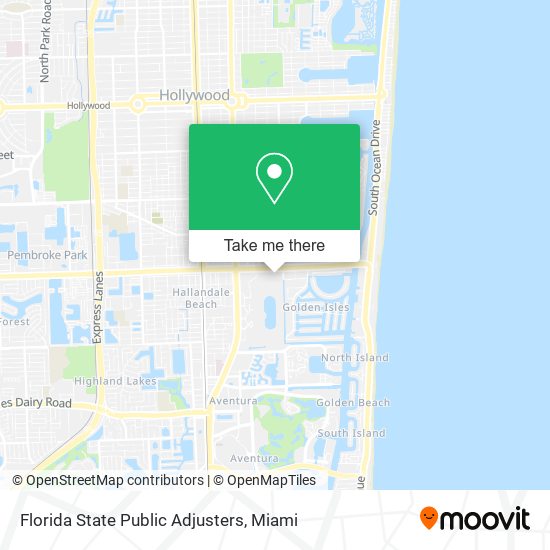 Florida State Public Adjusters map