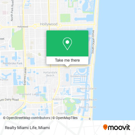 Mapa de Realty Miami Life